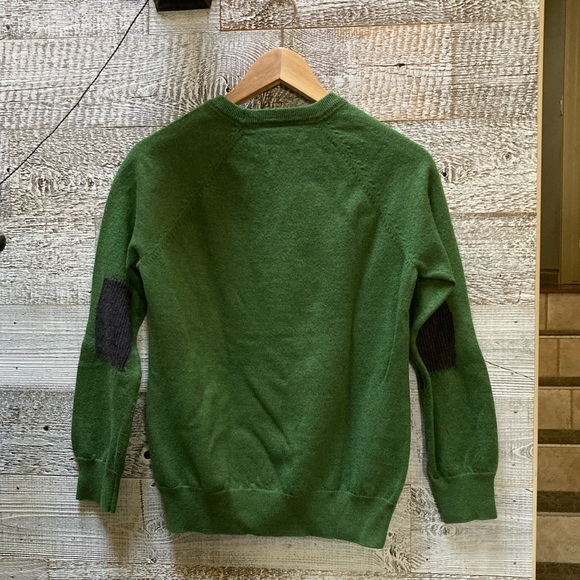 🏷 Le 31 (Simons) | Merino Wool Crew Neck Sweater - S/M, Green - Picture 6 of 7
